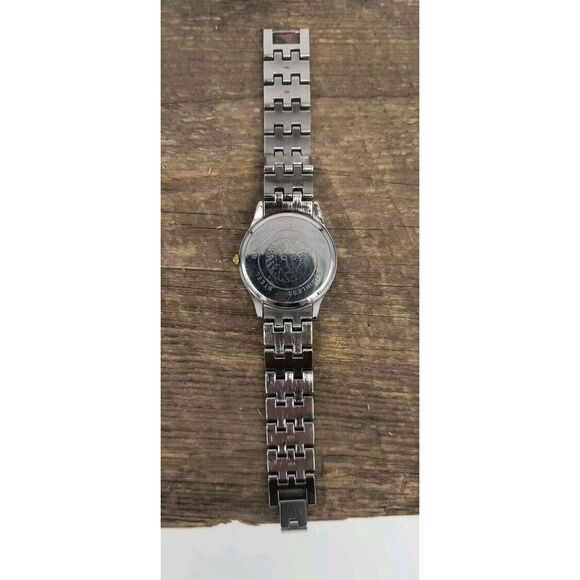 Anne Klein Diamond Womens Silver And Gold Tone Watch - Picture 7 of 9